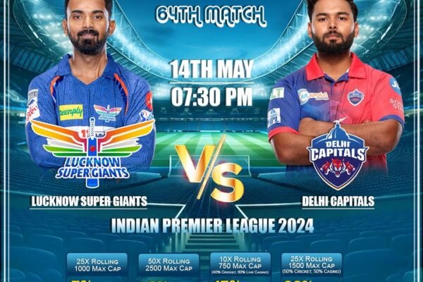 Delhi Capitals vs Lucknow Super Giants, 64th Match