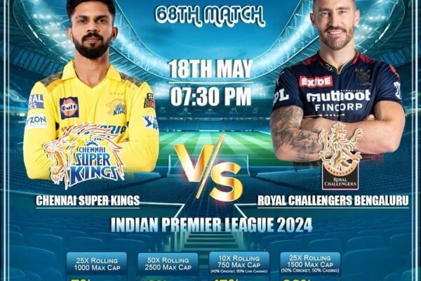 RCB vs CSK Match Poster