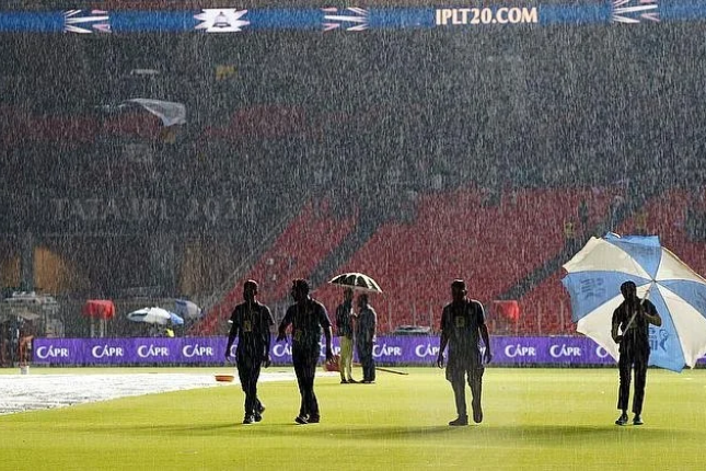 Rain washes away Gujarat Titans-GT vs KKR