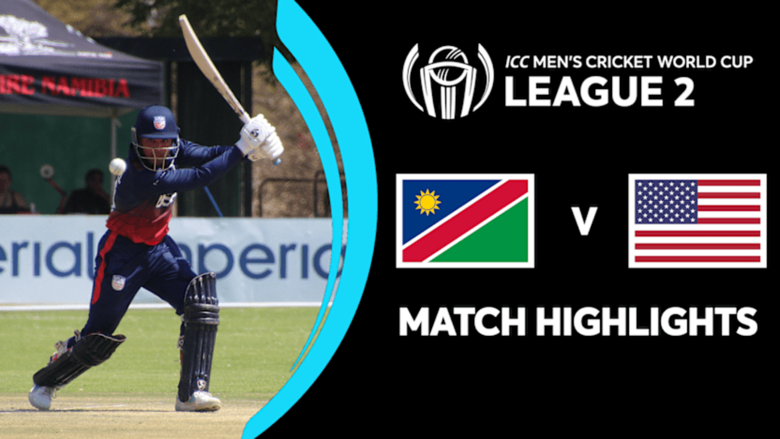 ICC CWC League 2 2025 - Match 49 - USA vs Namibia